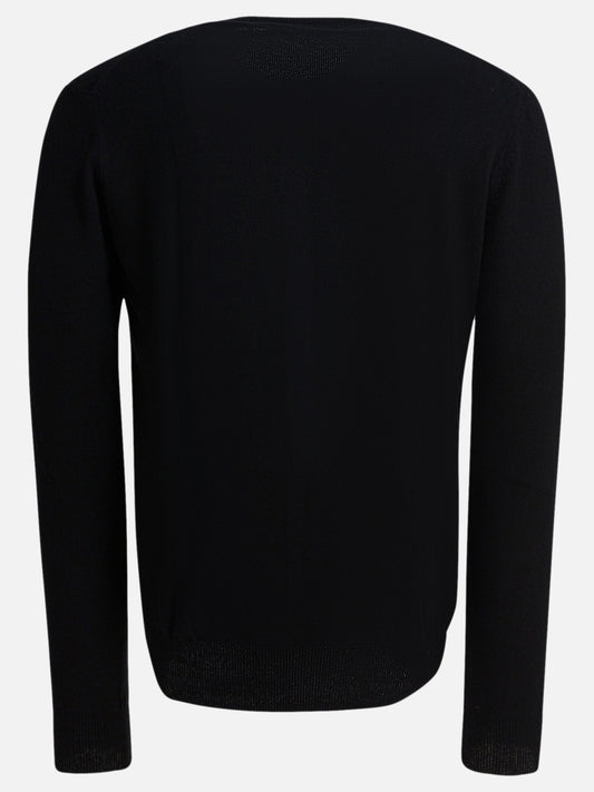 Cardigan Logo  Nero - Comme Des Garçons Play Uomo | PDP | VIETTI Online Store | 2
