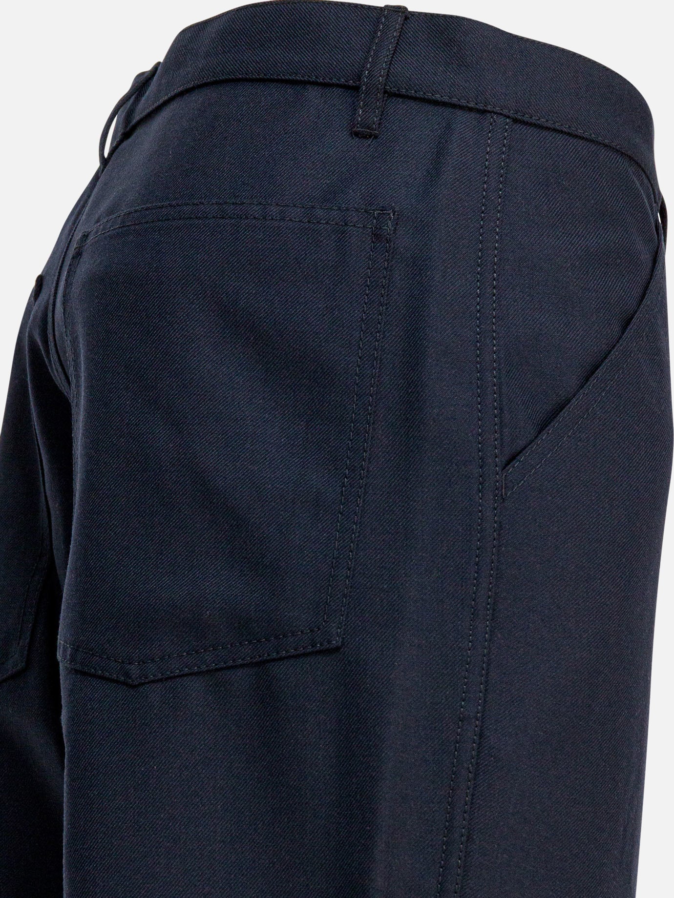 Pantaloni sartoriali Pinstriped  Blu - Comme Des Garçons Shirt Uomo | PDP | VIETTI Online Store | Zoom-Modal_4
