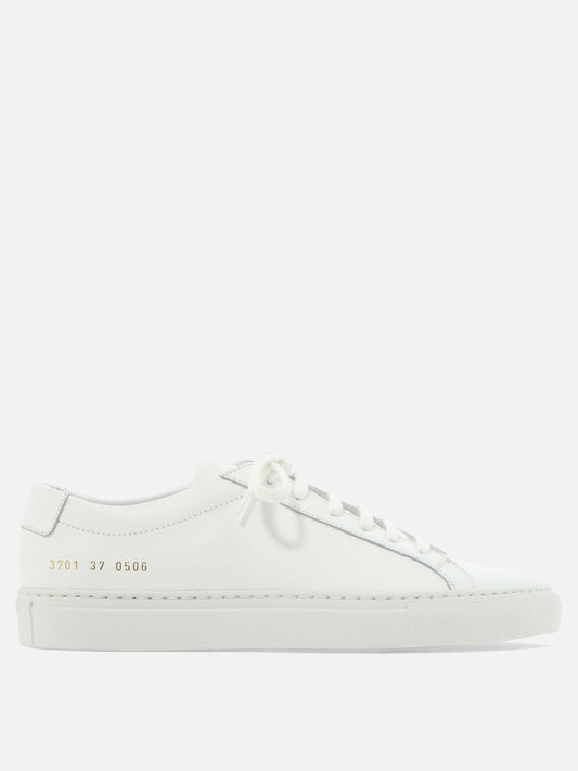 Sneaker basse 100% leather - 100% rubber  Bianco - Common Projects Donna | PDP | VIETTI Online Store 
