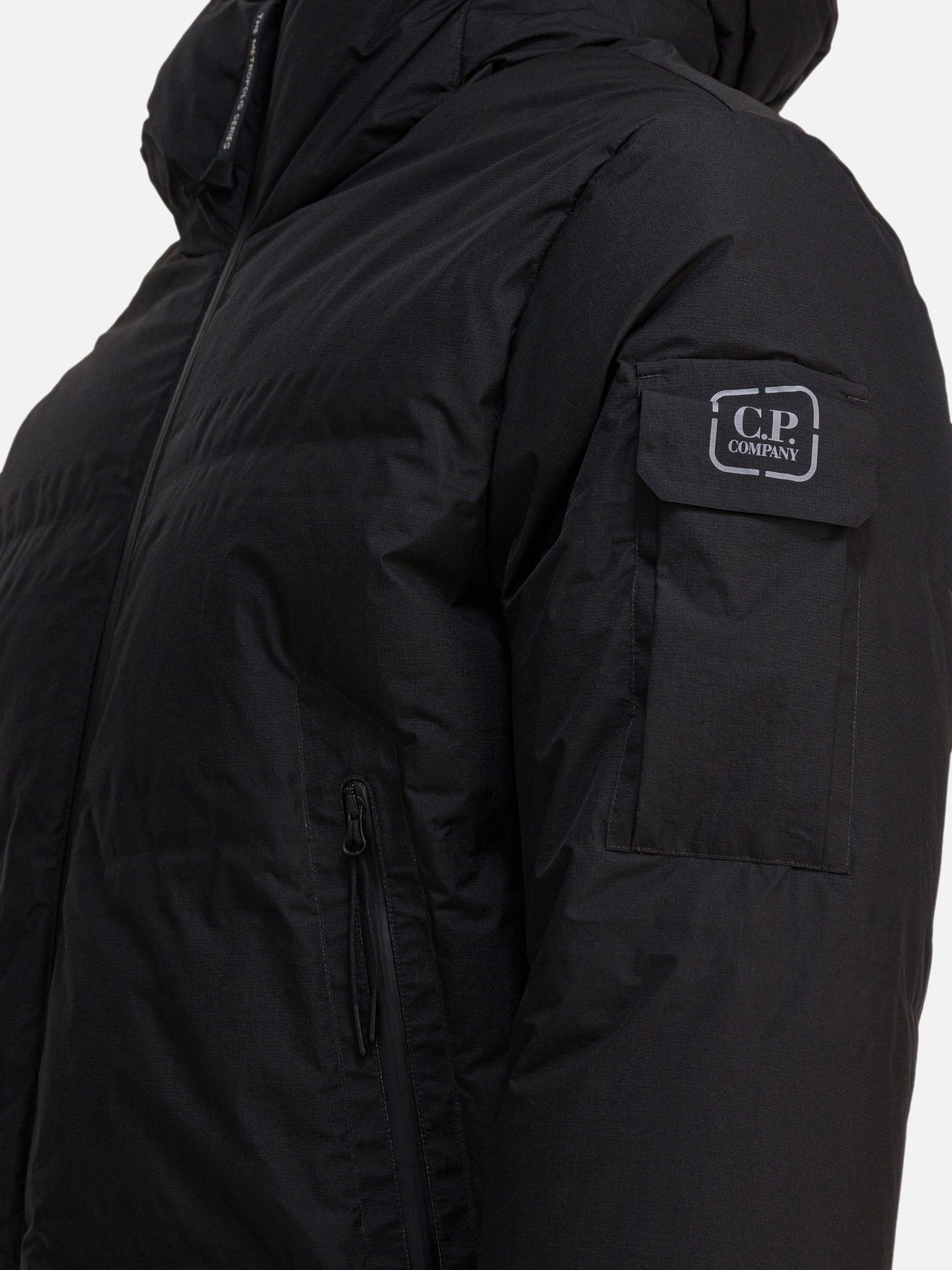 Down jackets Logo  Black - C.P. Company Men | PDP | VIETTI Online Store | thumbnail_4