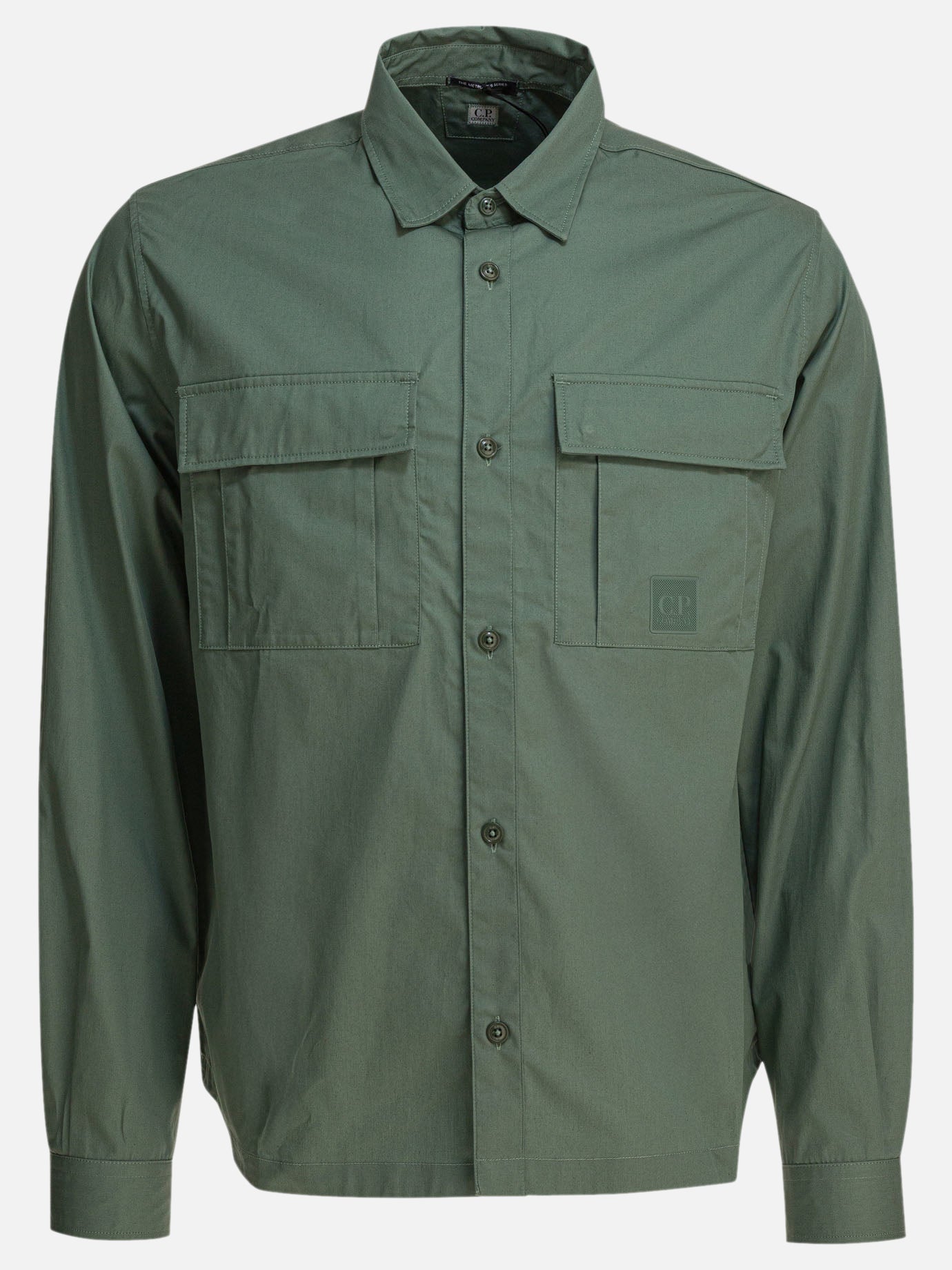 Camicie casual Tinta unita  Verde - C.P. Company Uomo | PDP | VIETTI Online Store | thumbnail