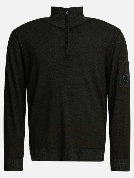 Maglioni con mezza zip Solid colour  Grigio - C.P. Company Uomo | PLP | VIETTI Online Store 
