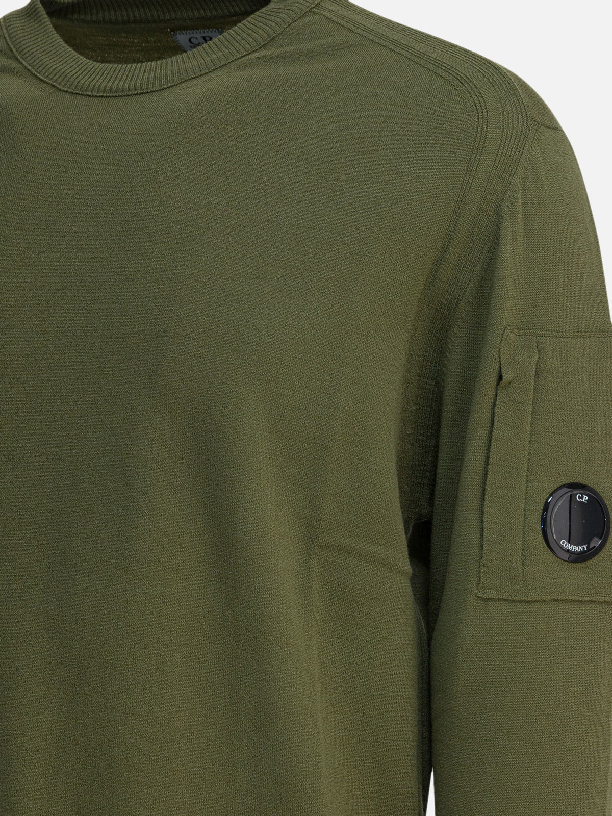 C.P. Company Wool crewneck sweater Green