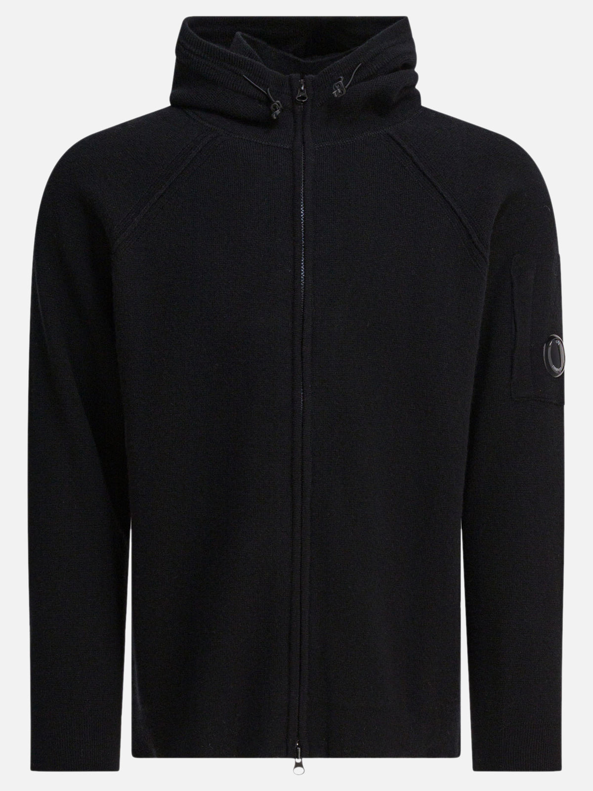C.P. Company Wool hooded sweater Black