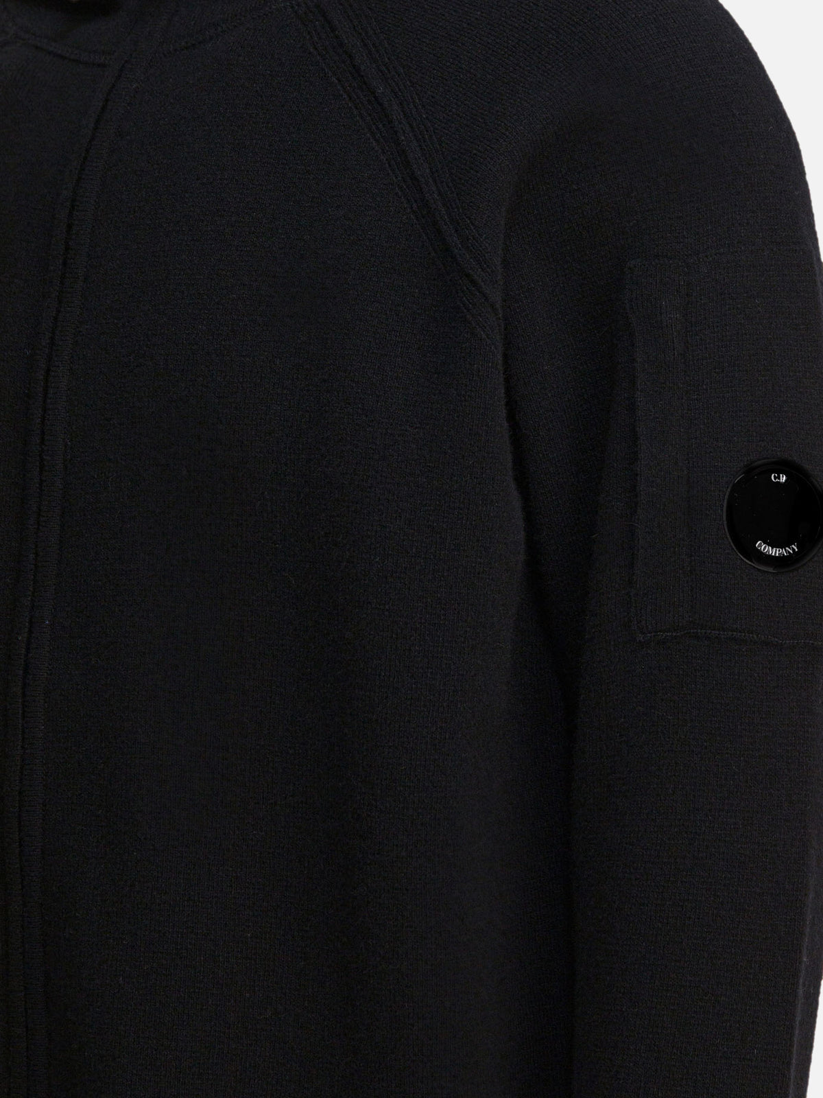 C.P. Company Wool hooded sweater Black - VIETTI