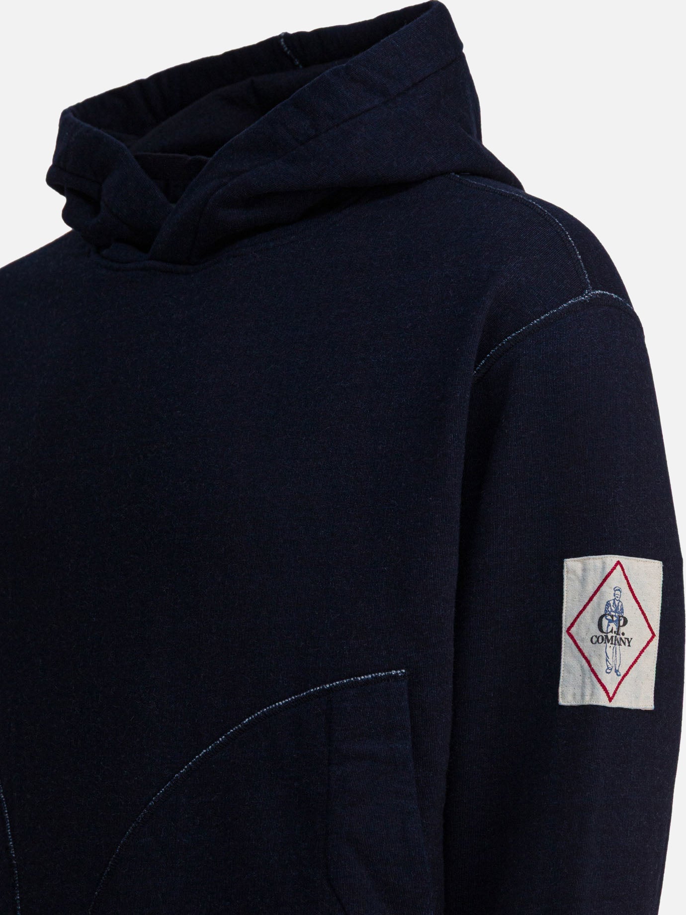 Hoodies Solid colour  Blue - C.P. Company Men | PDP | VIETTI Online Store | thumbnail_4