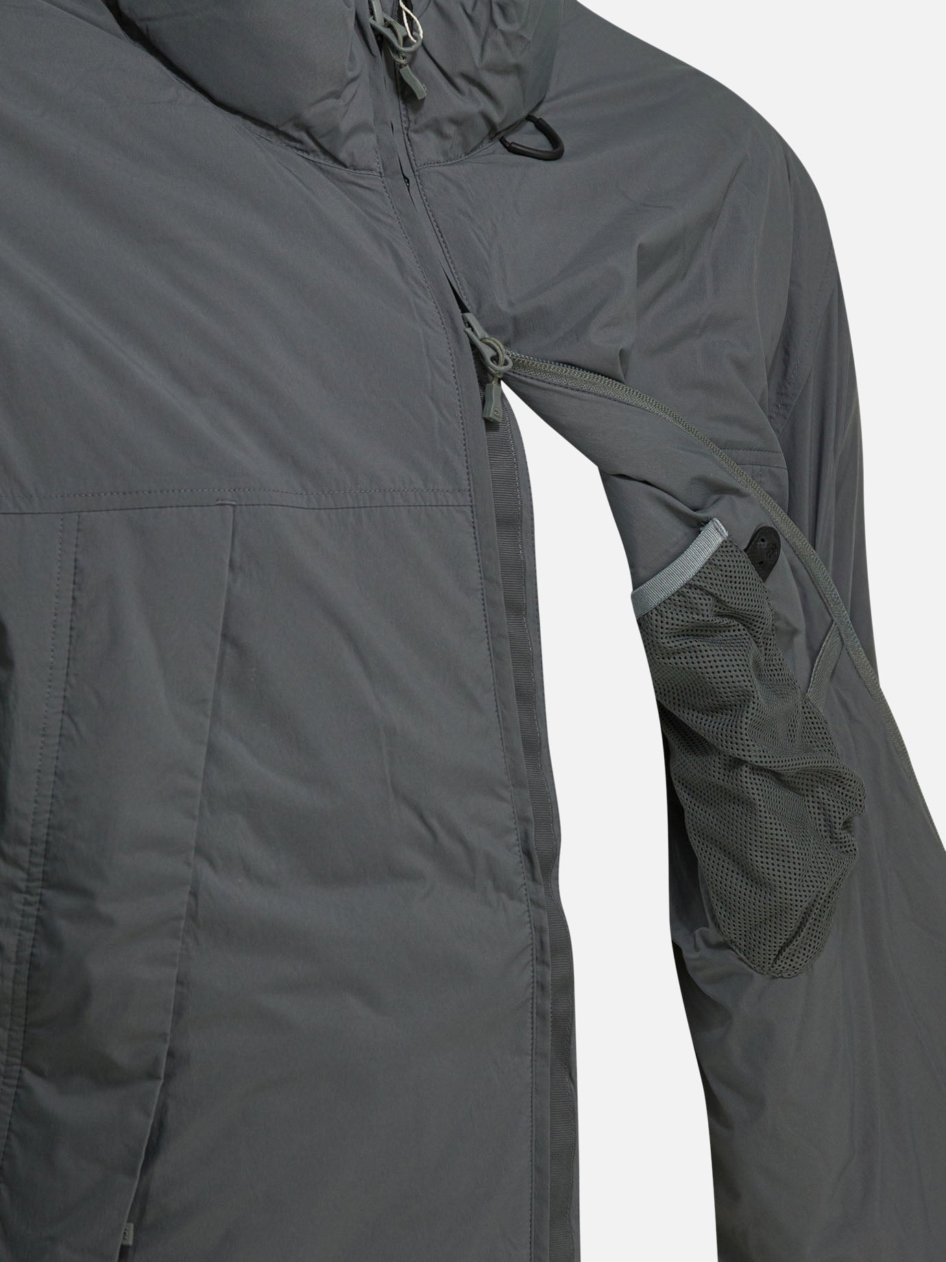 Down jackets Solid colour  Grey - Daiwa Pier 39 Men | PDP | VIETTI Online Store | thumbnail_4