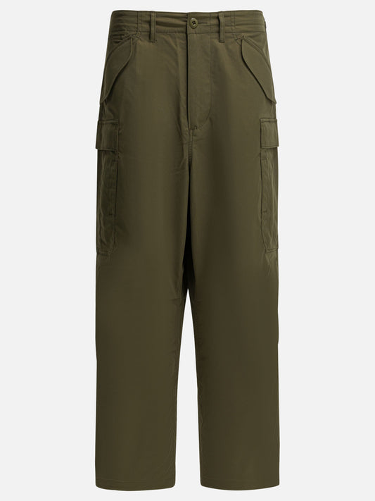 Pantaloni cargo & parachute Solid colour  Verde - Daiwa Pier 39 Uomo | PLP | VIETTI Online Store 
