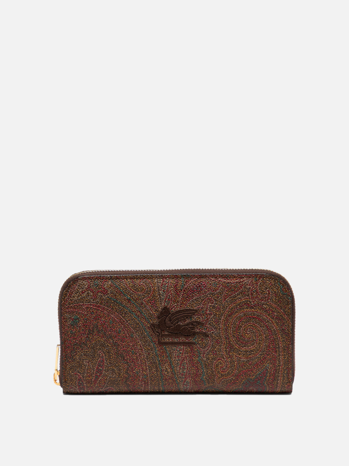 Etro "Arnica" Wallet with Pegaso Bordeaux