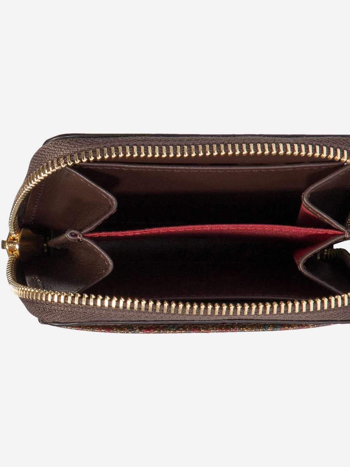 Etro Coin purse "Arnica" with Pegasus Bordeaux