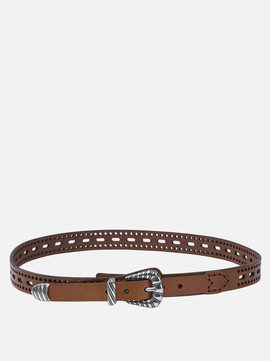 Cinture in pelle 100% calf leather  Marrone - Etro Donna | PDP | VIETTI Online Store 
