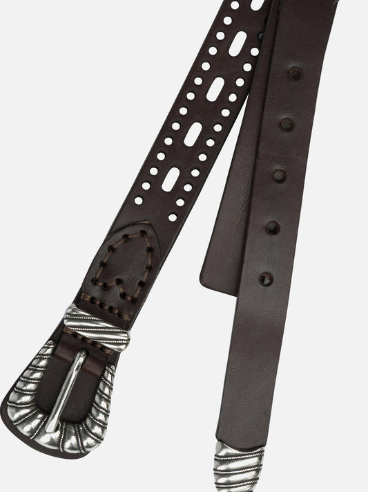 Cinture in pelle 100% calf leather  Marrone - Etro Donna | PDP | VIETTI Online Store | 2
