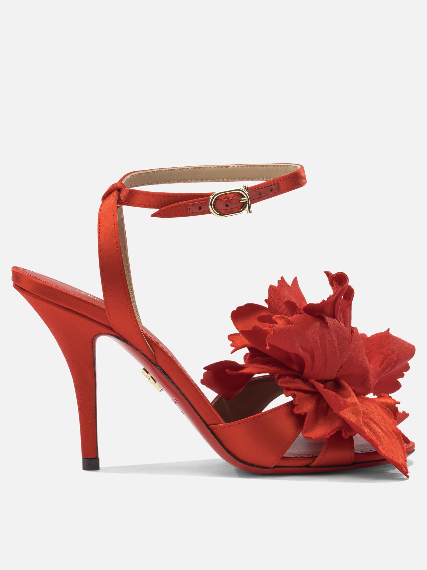 Heeled sandals 0787597  Red - Ferragamo Women | PDP | VIETTI Online Store | thumbnail