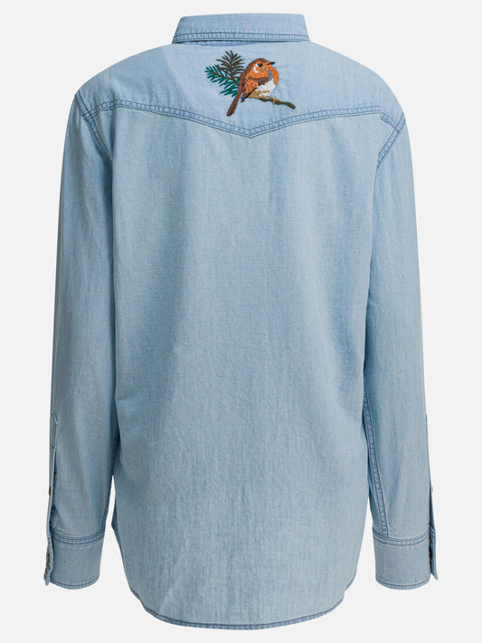 Camicie casual Solid colour  Azzurro - Filson Donna | PDP | VIETTI Online Store | 2
