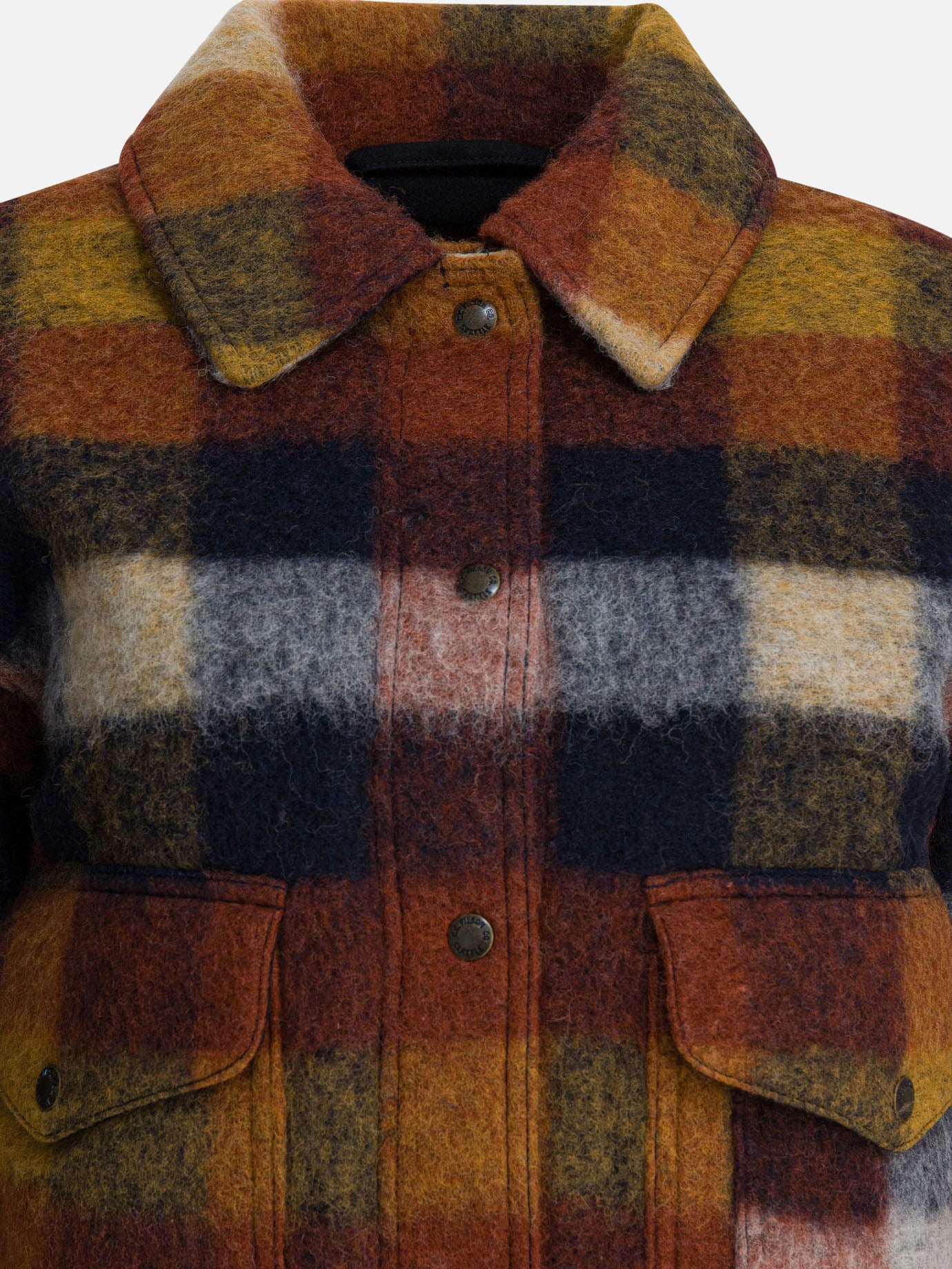 Giacche overshirt Check  Rosso - Filson Donna | PDP | VIETTI Online Store | thumbnail_3