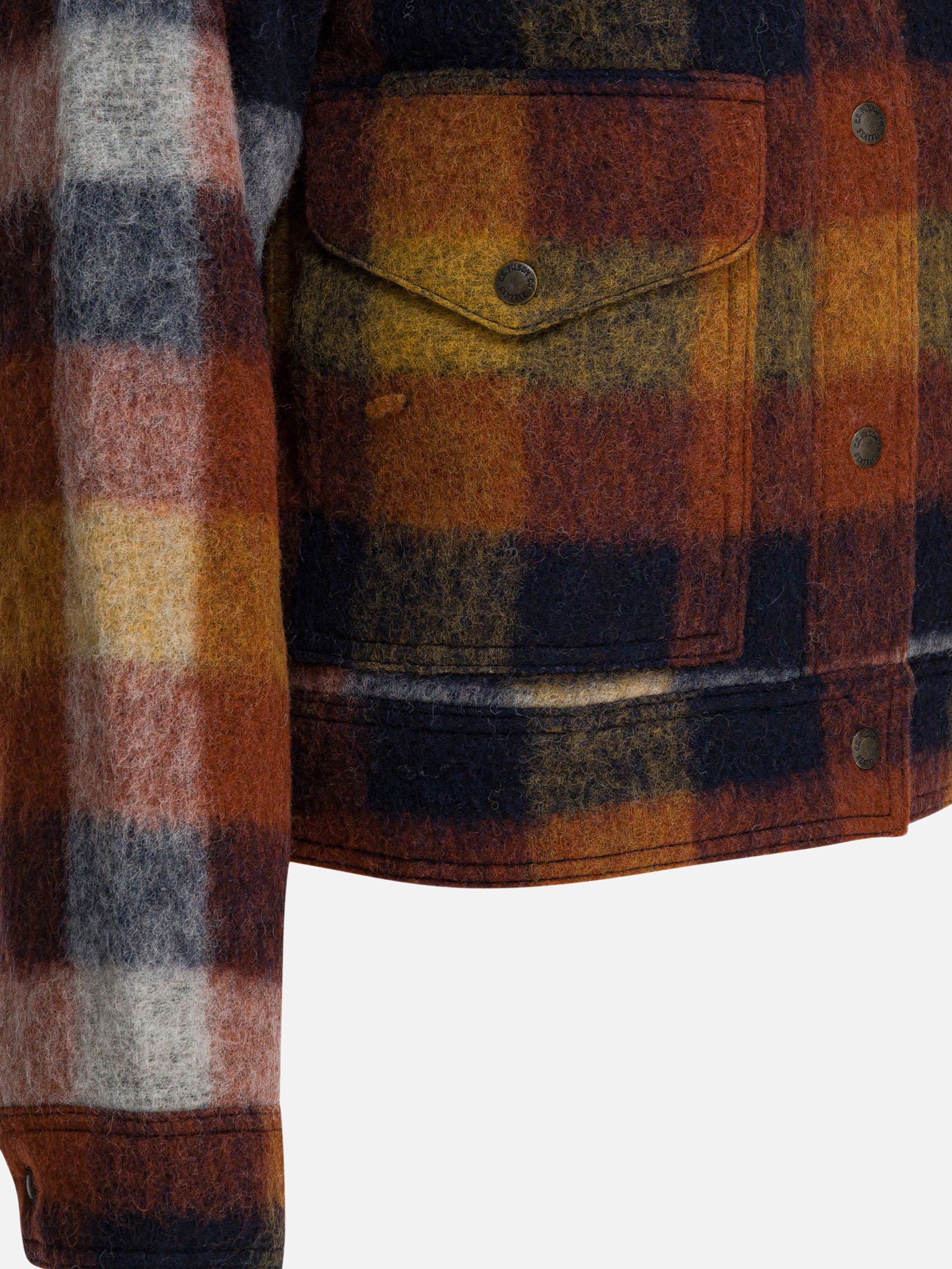 Giacche overshirt Check  Rosso - Filson Donna | PDP | VIETTI Online Store | thumbnail_4