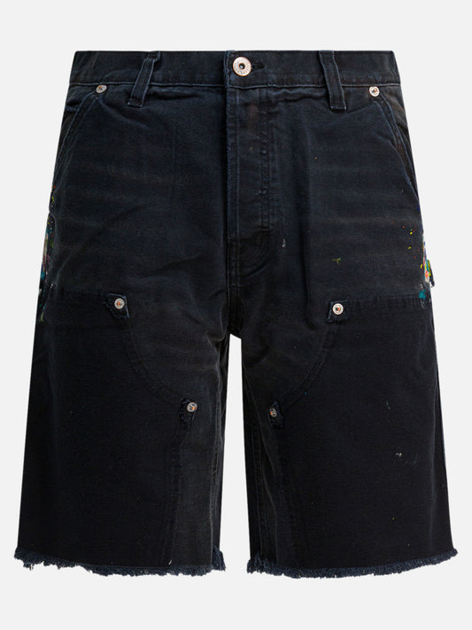 Utility shorts Solid colour  Black - Gallery Dept. Men | PDP | VIETTI Online Store 
