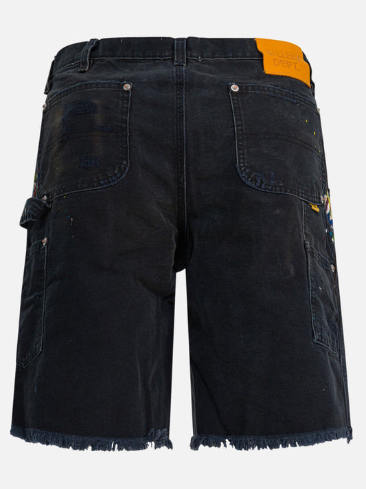 Utility shorts Solid colour  Black - Gallery Dept. Men | PDP | VIETTI Online Store | 2
