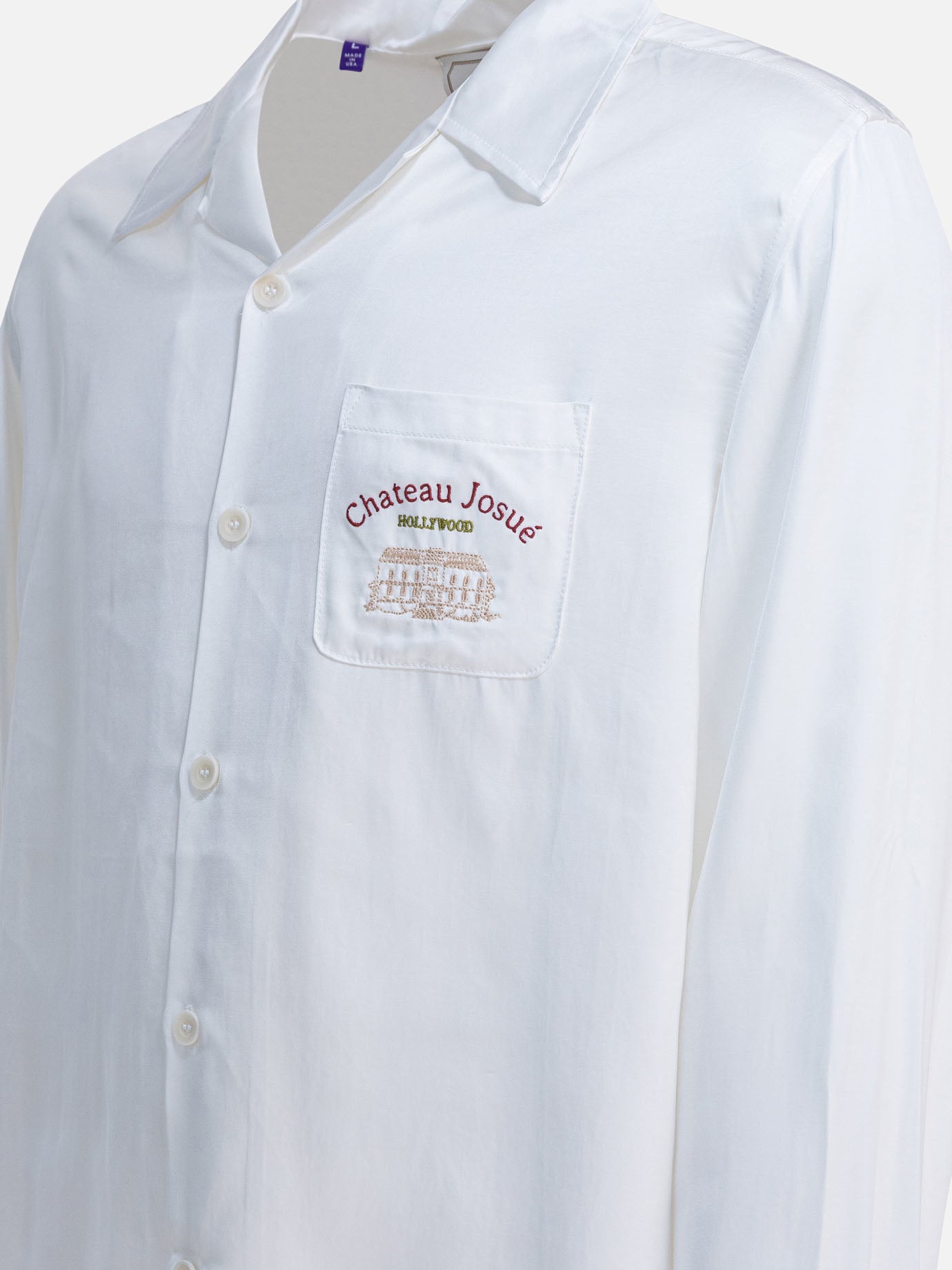 Camicie casual Embroidered  Bianco - Gallery Dept. Uomo | PDP | VIETTI Online Store | thumbnail_4