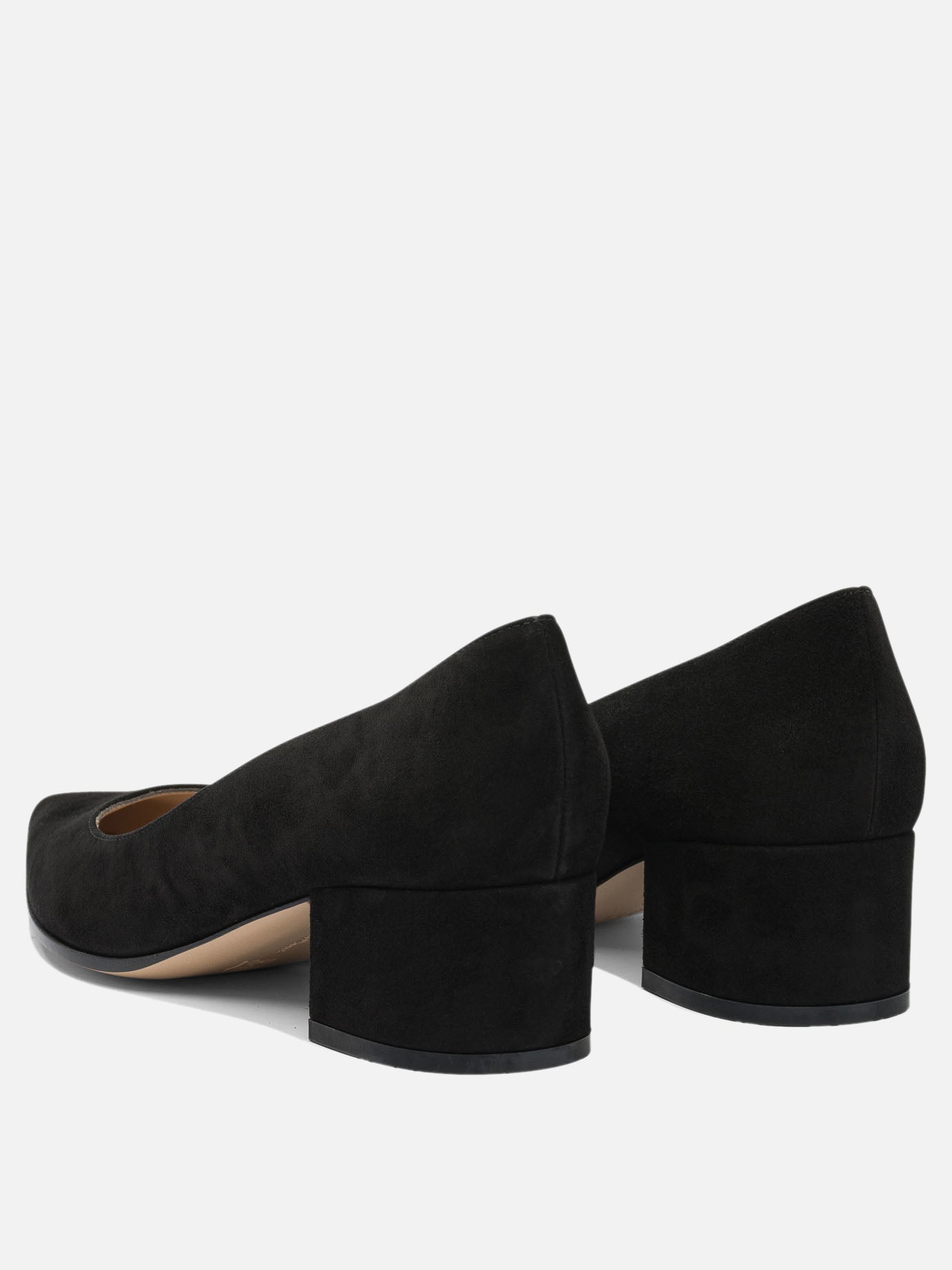 Décolleté 100% suede - 100% leather  Nero - Gianvito Rossi Donna | PDP | VIETTI Online Store | thumbnail_4