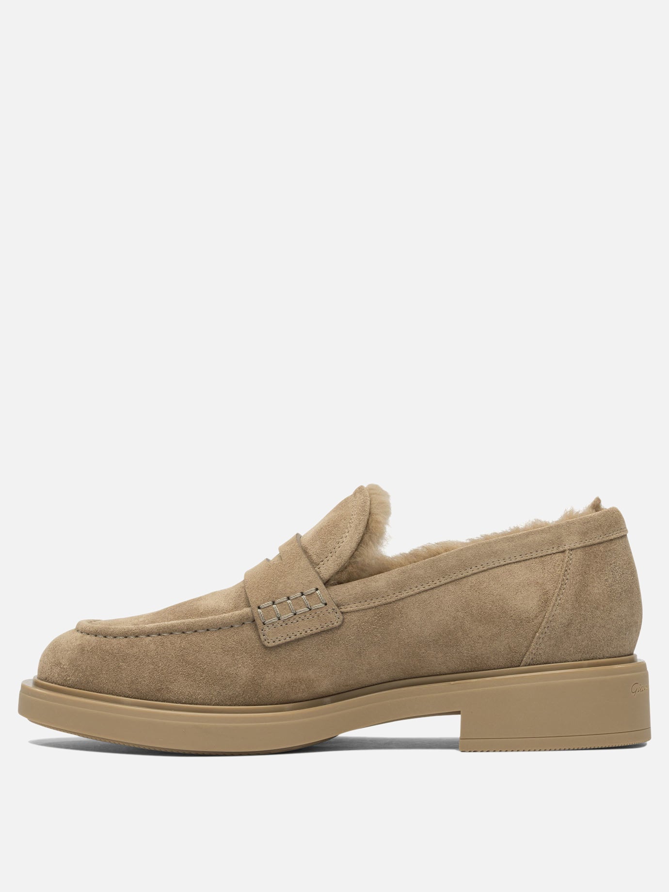 Mocassini 100% calf leather - 100% rubber  Beige - Gianvito Rossi Donna | PDP | VIETTI Online Store | thumbnail_3