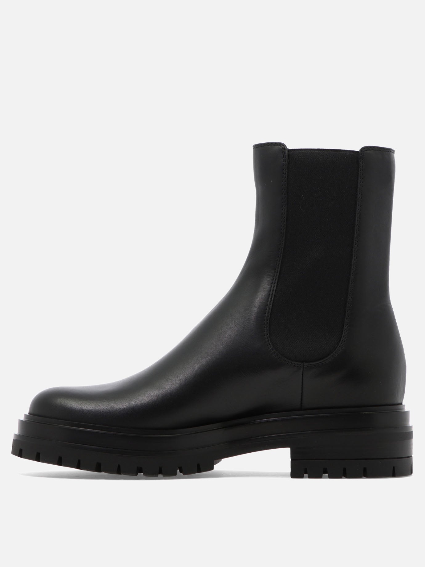 Stivaletti Chelsea 100% leather - 100% rubber  Nero - Gianvito Rossi Donna | PDP | VIETTI Online Store | thumbnail_3