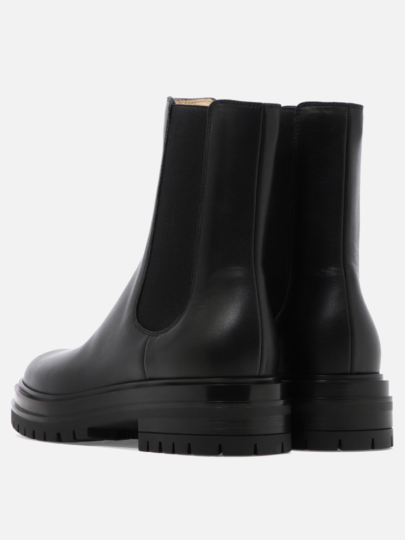 Stivaletti Chelsea 100% leather - 100% rubber  Nero - Gianvito Rossi Donna | PDP | VIETTI Online Store | thumbnail_4