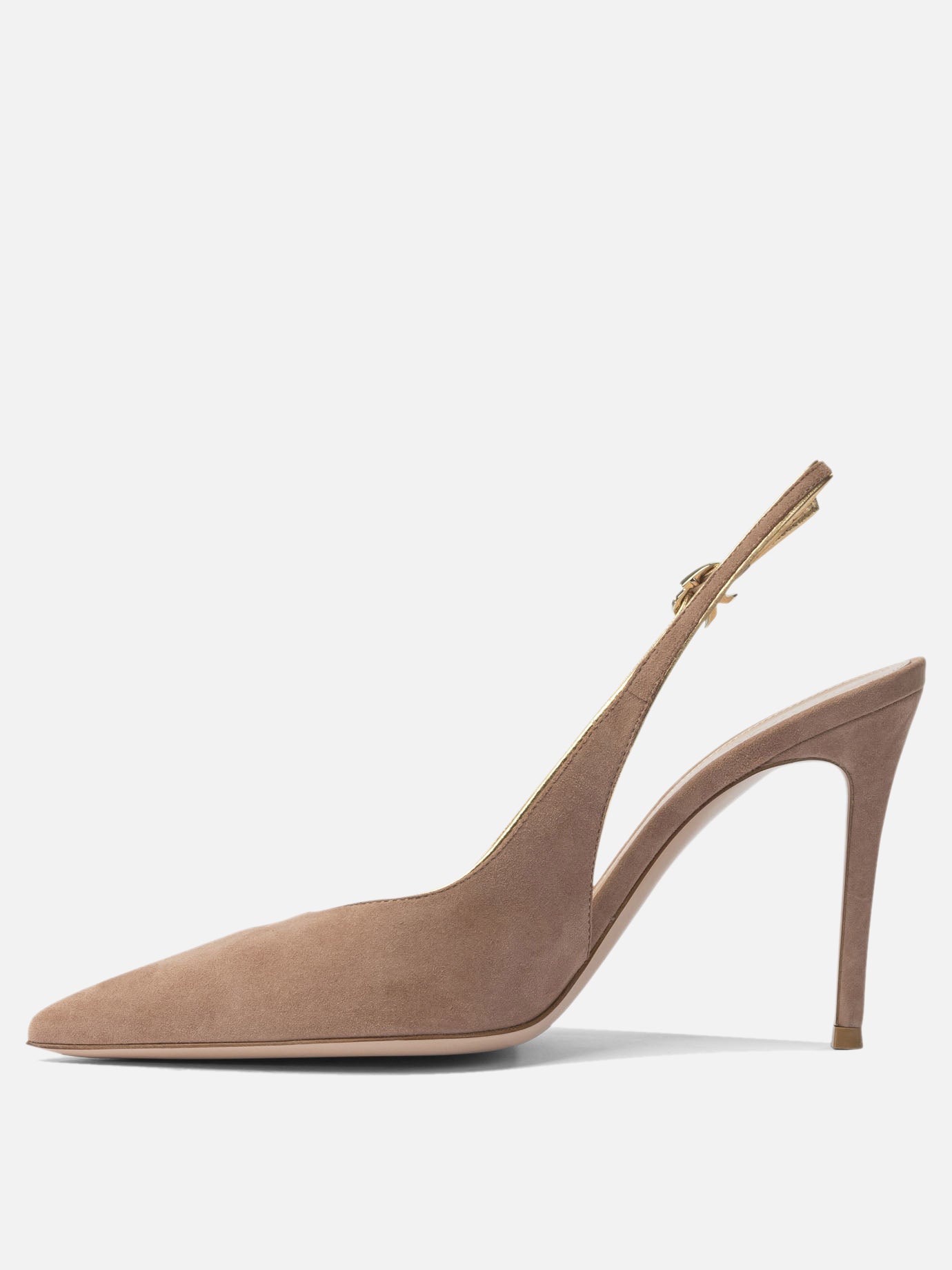 Slingback 100% suede - 100% leather  Rosa - Gianvito Rossi Donna | PDP | VIETTI Online Store | thumbnail_3