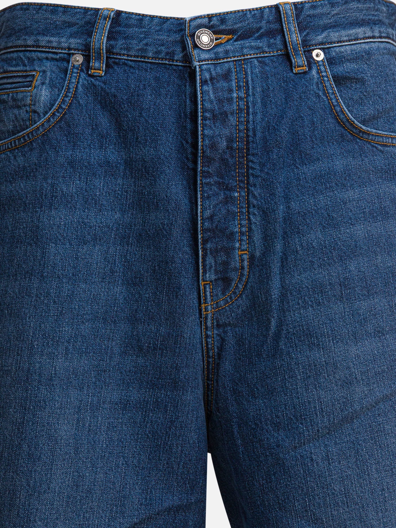 Wide-leg jeans Solid colour  Blue - Givenchy Men | PDP | VIETTI Online Store | thumbnail_3