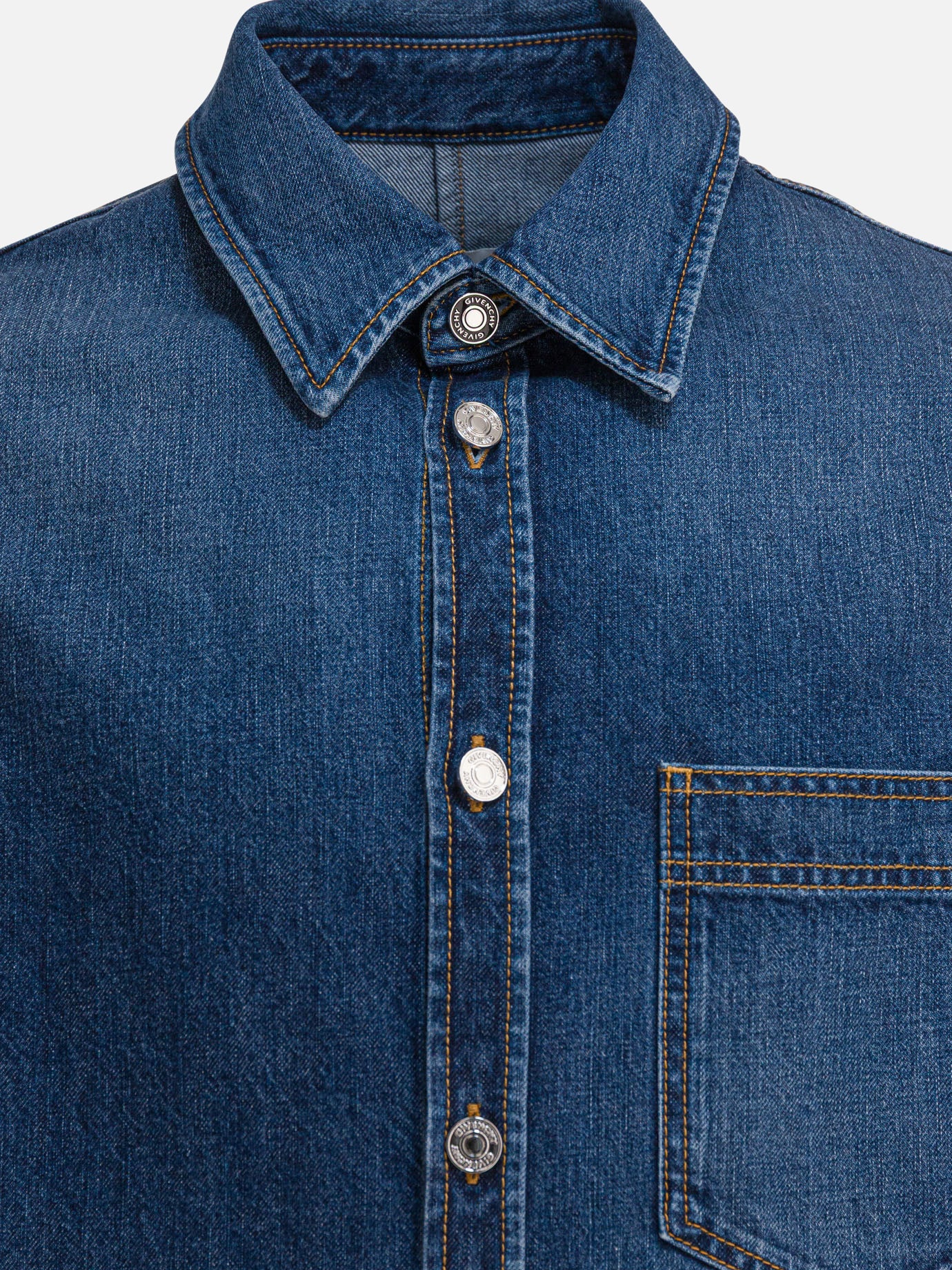 Givenchy Denim overshirt 19353261_M Blue thumbnail_3