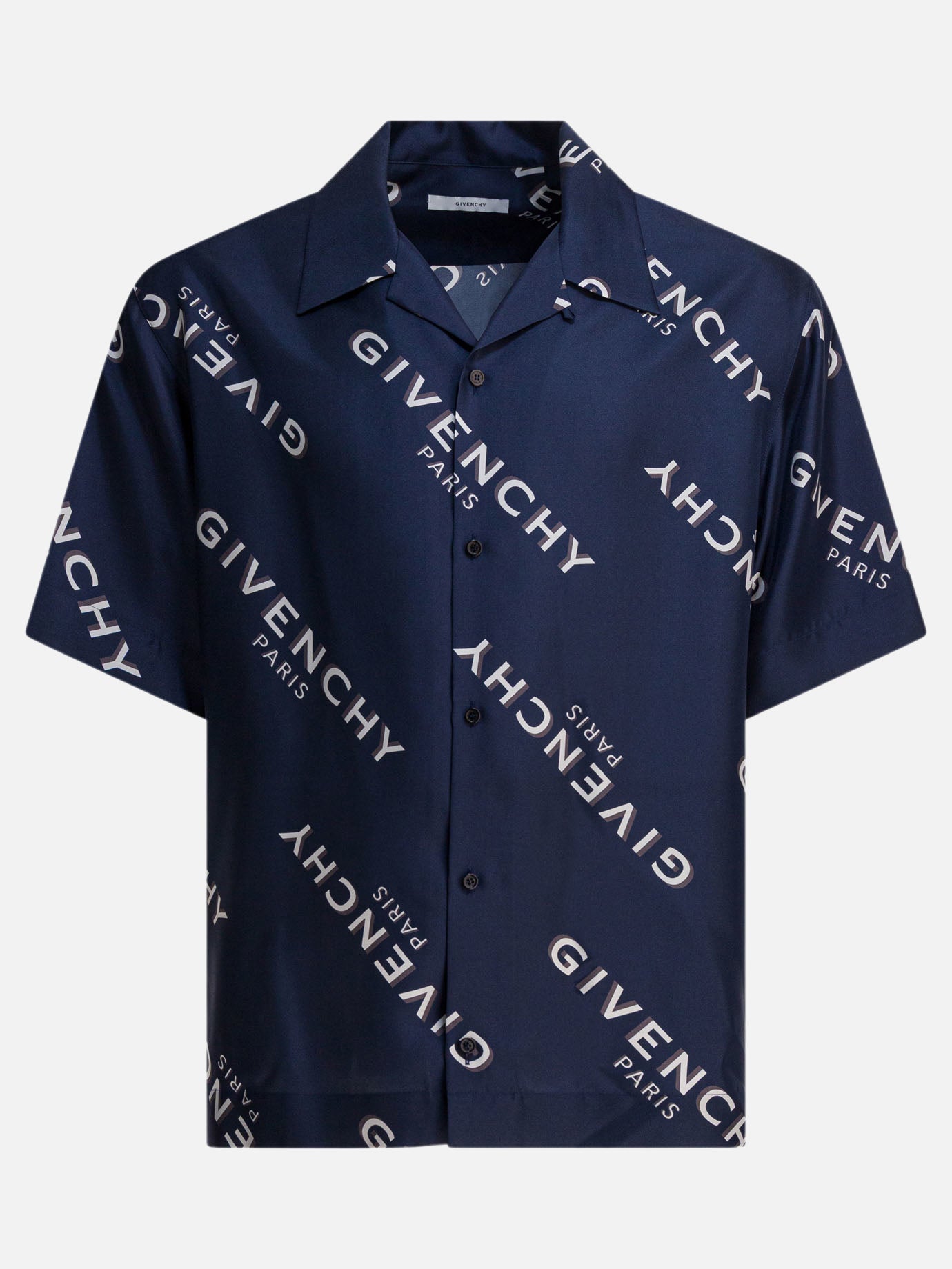 Camicie casual Logo  Blu - Givenchy Uomo | PDP | VIETTI Online Store | Zoom-Modal
