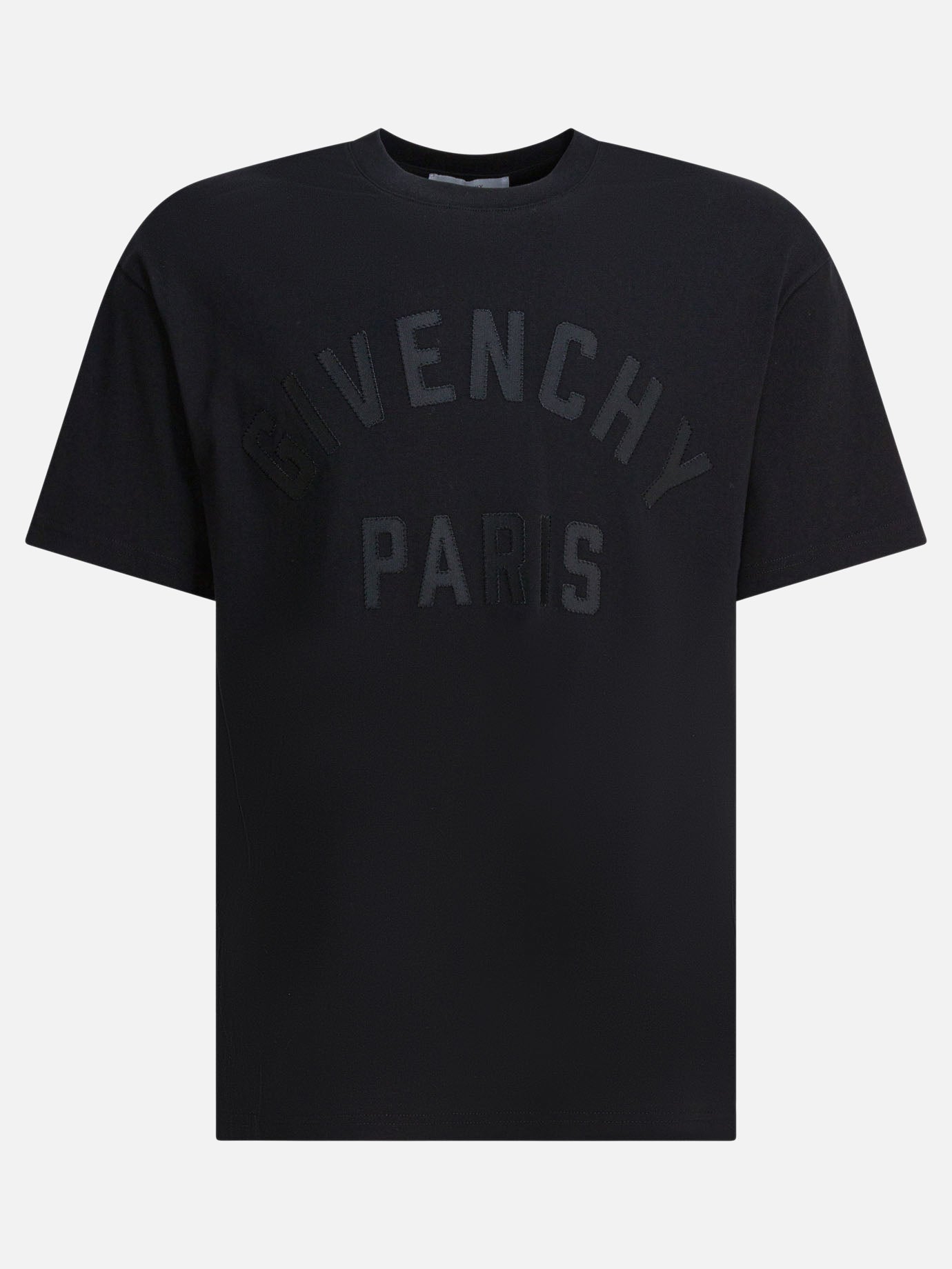 T-shirt girocollo Logo  Nero - Givenchy Uomo | PDP | VIETTI Online Store | thumbnail