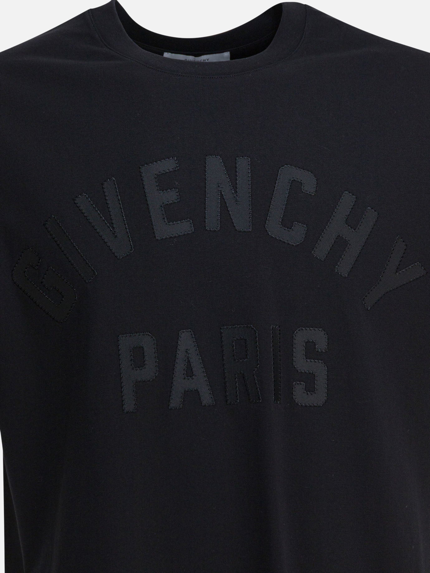 T-shirt girocollo Logo  Nero - Givenchy Uomo | PDP | VIETTI Online Store | thumbnail_3