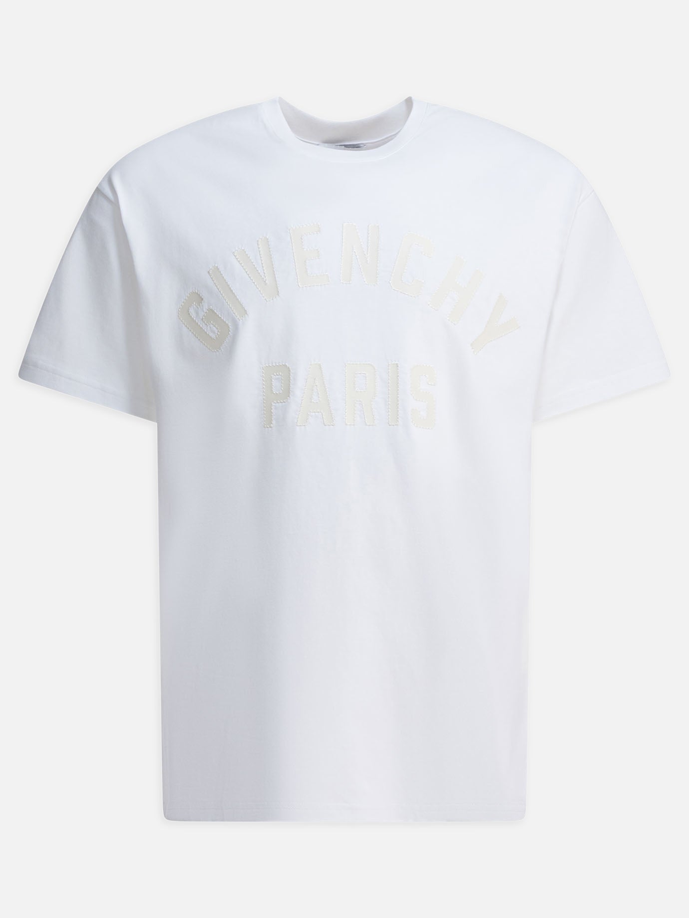 T-shirt girocollo Logo  Bianco - Givenchy Uomo | PDP | VIETTI Online Store | thumbnail