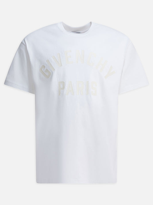 T-shirt girocollo Logo  Bianco - Givenchy Uomo | PDP | VIETTI Online Store 
