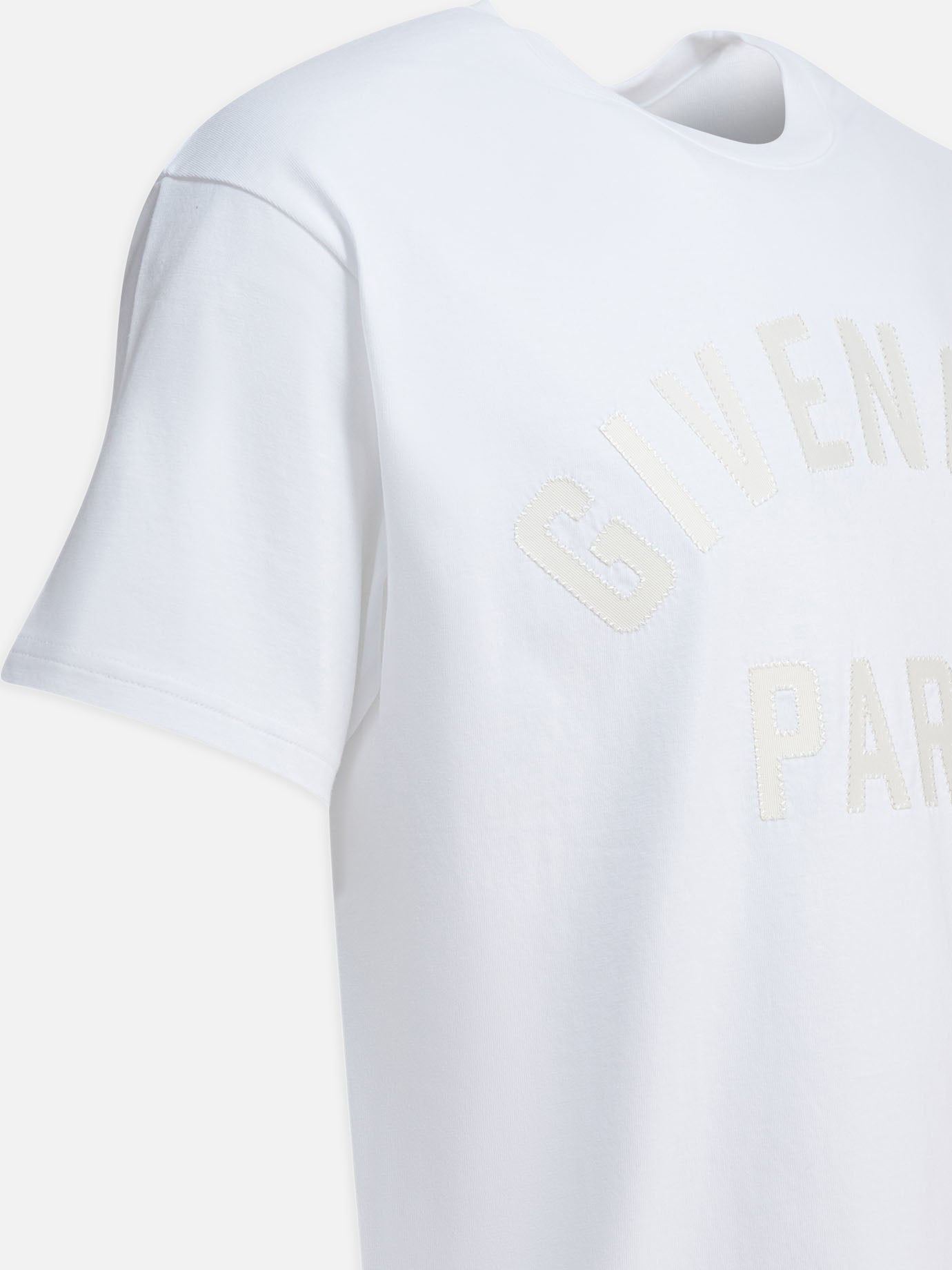 T-shirt girocollo Logo  Bianco - Givenchy Uomo | PDP | VIETTI Online Store | Zoom-Modal_4
