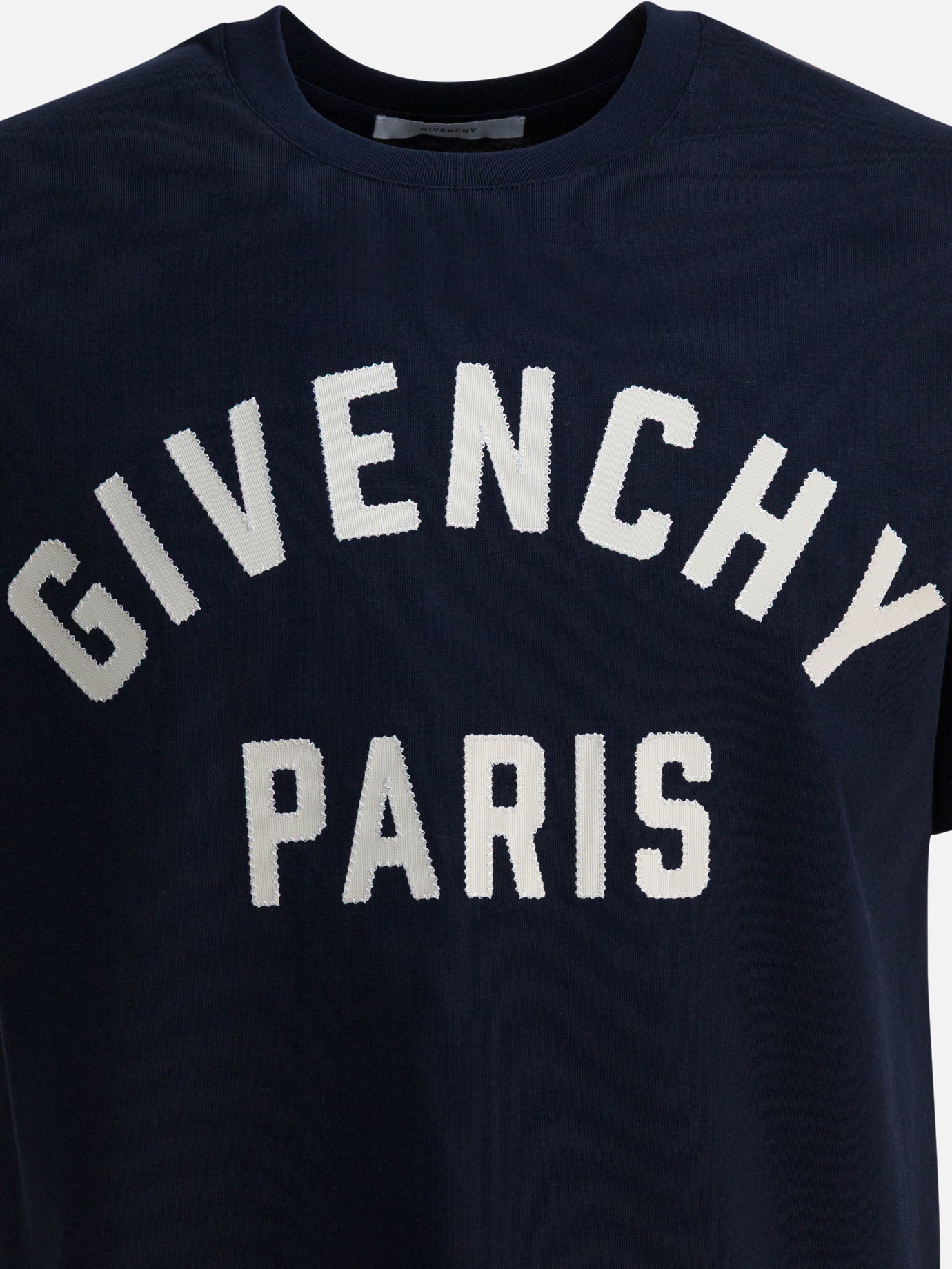 T-shirt girocollo Logo  Blu - Givenchy Uomo | PDP | VIETTI Online Store | thumbnail_3