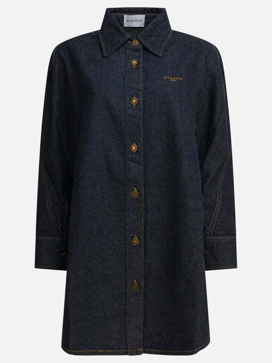 Camicie casual Logo  Blu - Givenchy Donna | PLP | VIETTI Online Store 
