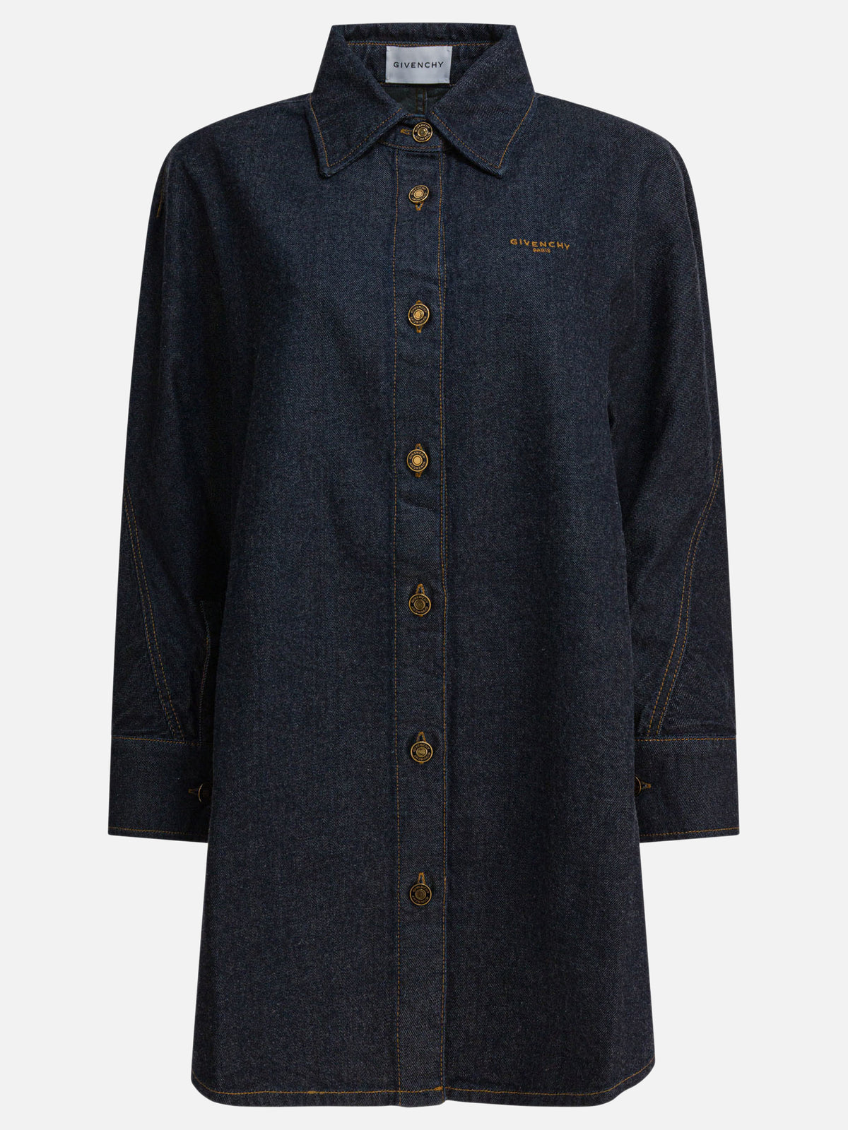 Givenchy Denim shirt with embroidery GIVENCHY Blue