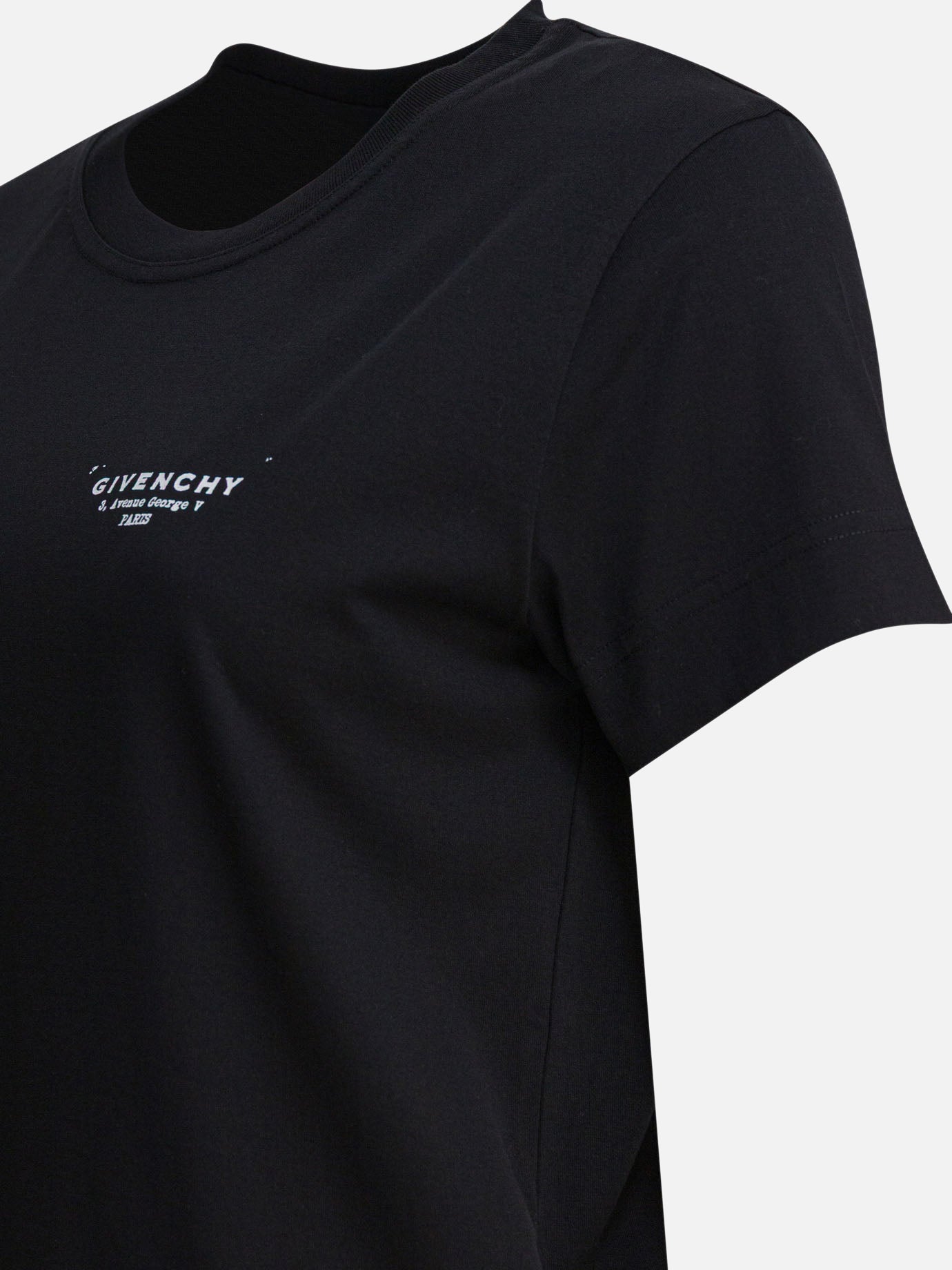 T-shirt girocollo Logo  Nero - Givenchy Donna | PDP | VIETTI Online Store | thumbnail_4