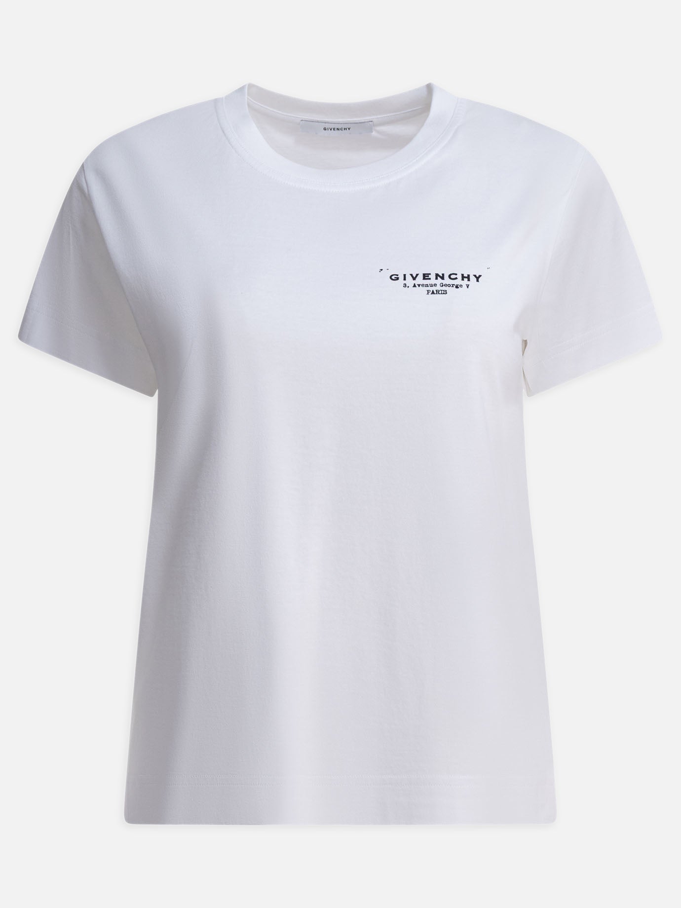 T-shirt girocollo Logo  Bianco - Givenchy Donna | PDP | VIETTI Online Store | thumbnail