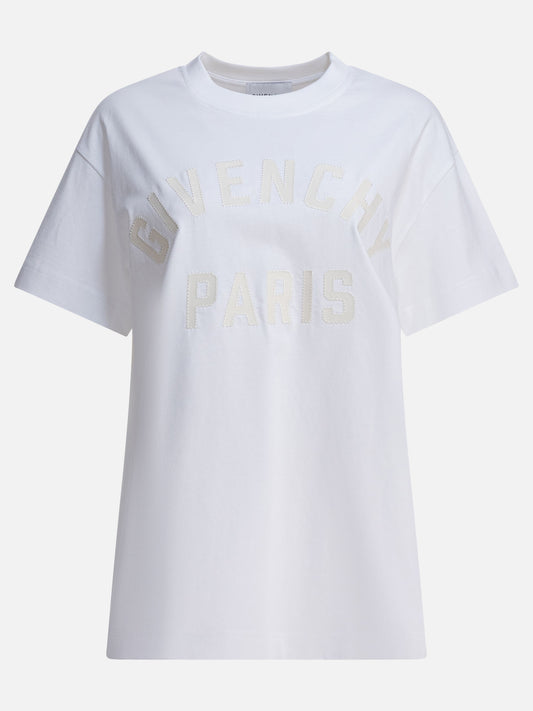Givenchy T-shirt with GIVENCHY Paris logo White

