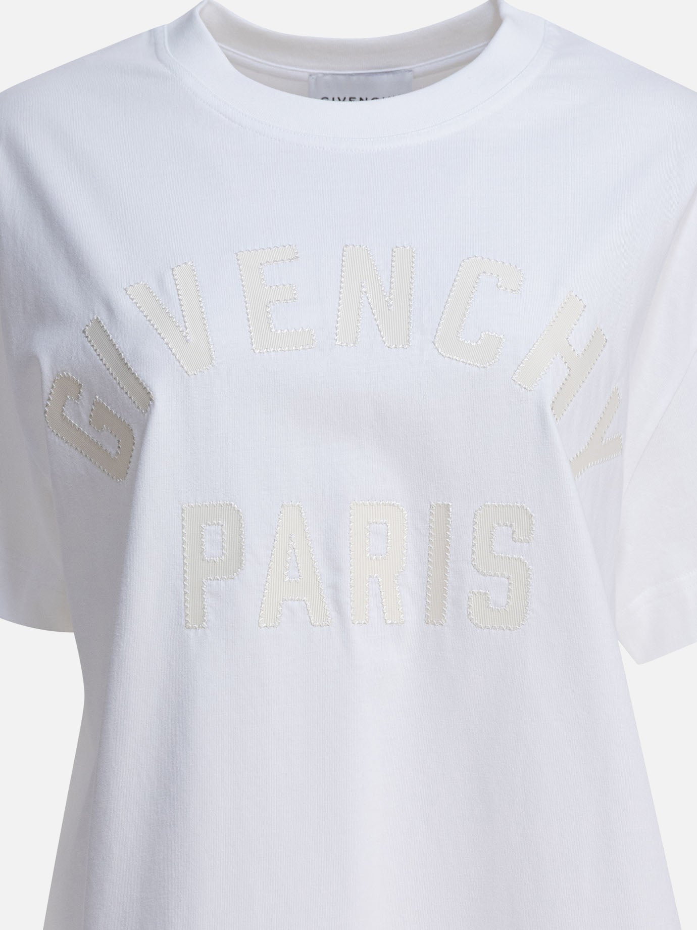 Givenchy T-shirt with GIVENCHY Paris logo White - Women | VIETTI