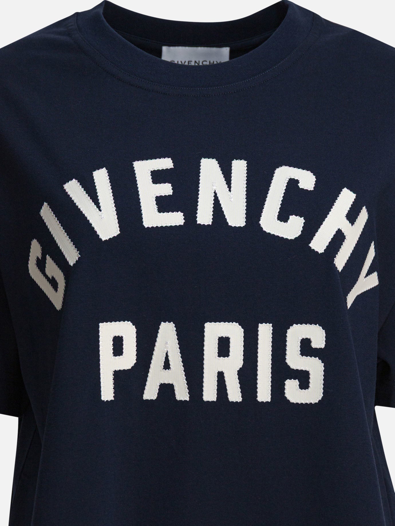 T-shirt girocollo Logo  Blu - Givenchy Donna | PDP | VIETTI Online Store | Zoom-Modal_3

