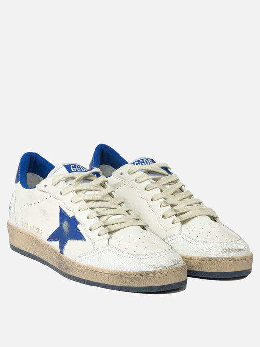 Low top sneakers 66% goat leather 19% cow leather 8% polyamide 7% ovine leather - 100% rubber  Blue - Golden Goose Men | VIETTI Online Store | 2
