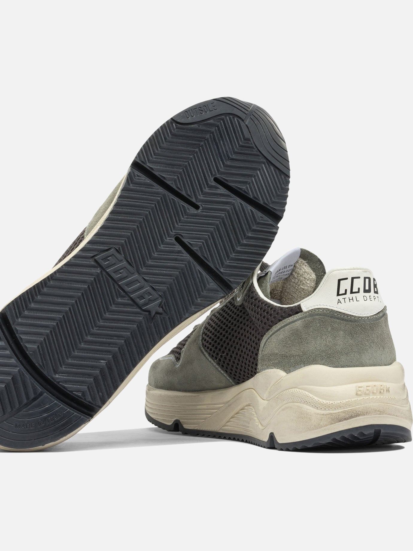 Sneaker basse 59% cow leather 41% polyester - 100% rubber  Verde - Golden Goose Uomo | PDP | VIETTI Online Store | Zoom-Modal_5
