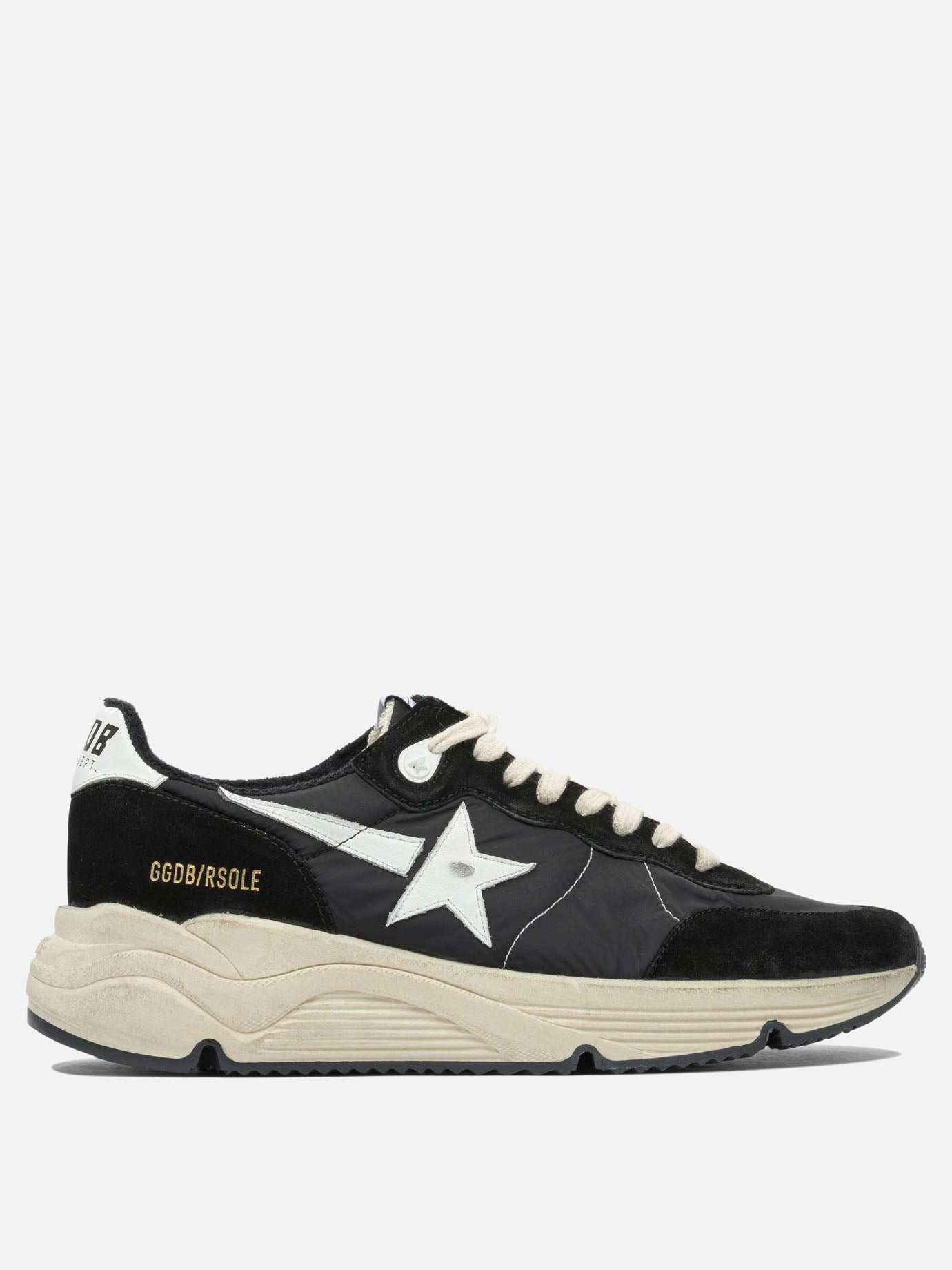 Low top sneakers 34% polyester 30% cow leather 19% polyamide 16% cotton 1% polyurethane - 100% rubber  Black - Golden Goose Men | PDP | VIETTI Online Store | Zoom-Modal
