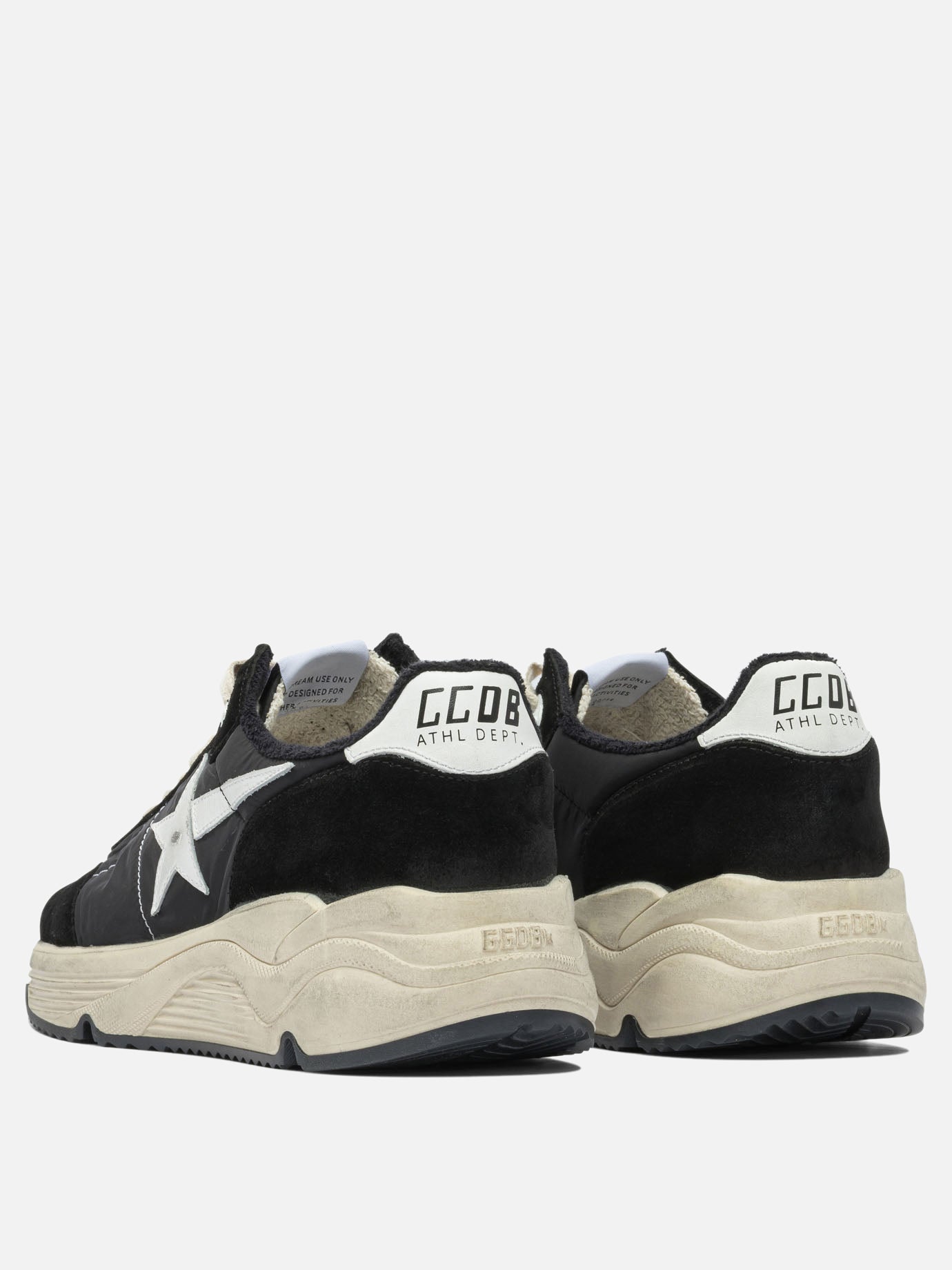 Low top sneakers 34% polyester 30% cow leather 19% polyamide 16% cotton 1% polyurethane - 100% rubber  Black - Golden Goose Men | PDP | VIETTI Online Store | Zoom-Modal_4
