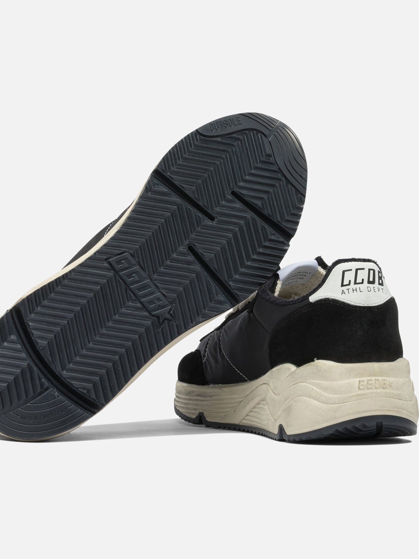 Low top sneakers 34% polyester 30% cow leather 19% polyamide 16% cotton 1% polyurethane - 100% rubber  Black - Golden Goose Men | PDP | VIETTI Online Store | Zoom-Modal_5
