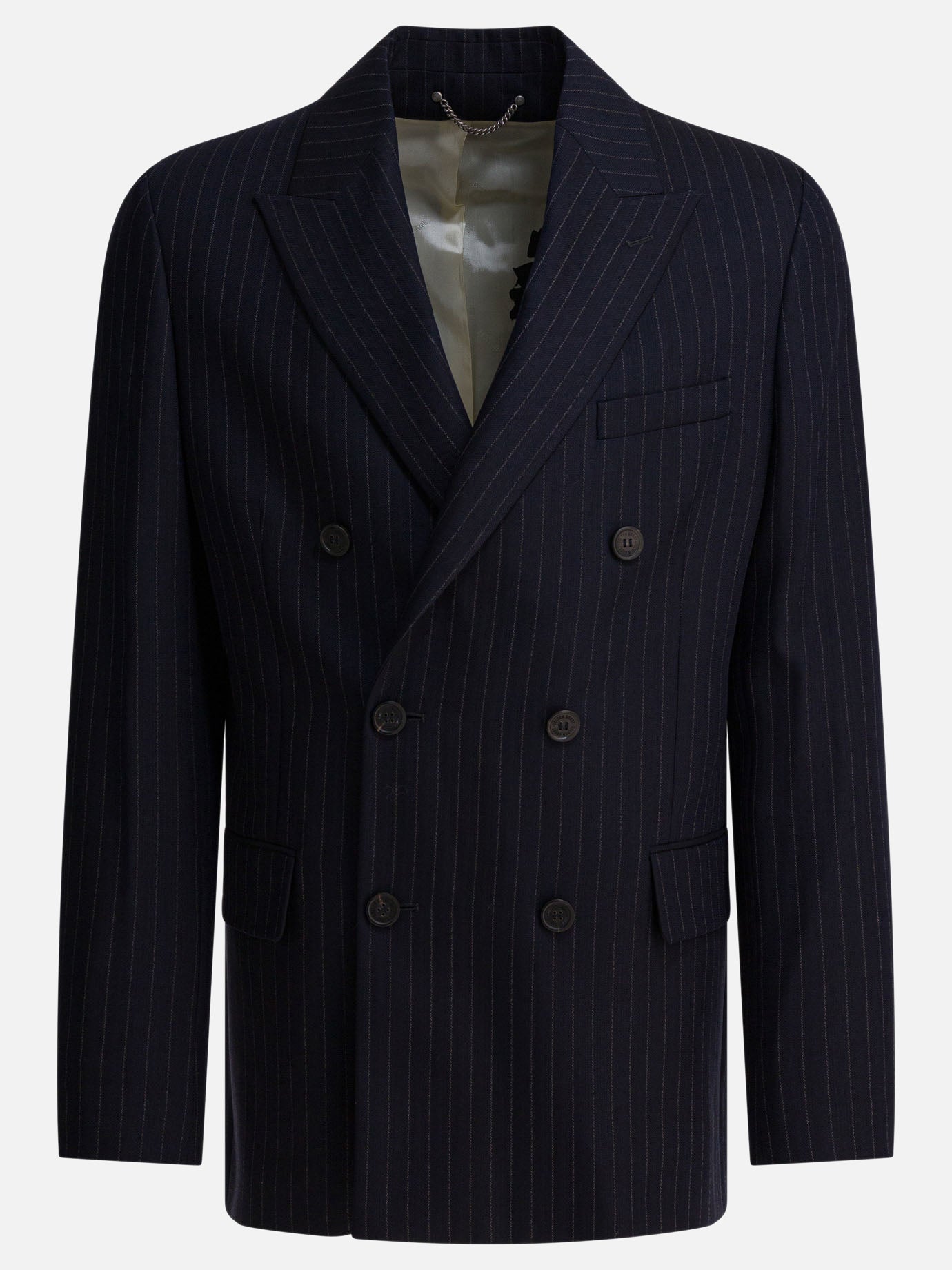 Blazer Solid colour  Blu - Golden Goose Uomo | PDP | VIETTI Online Store | thumbnail
